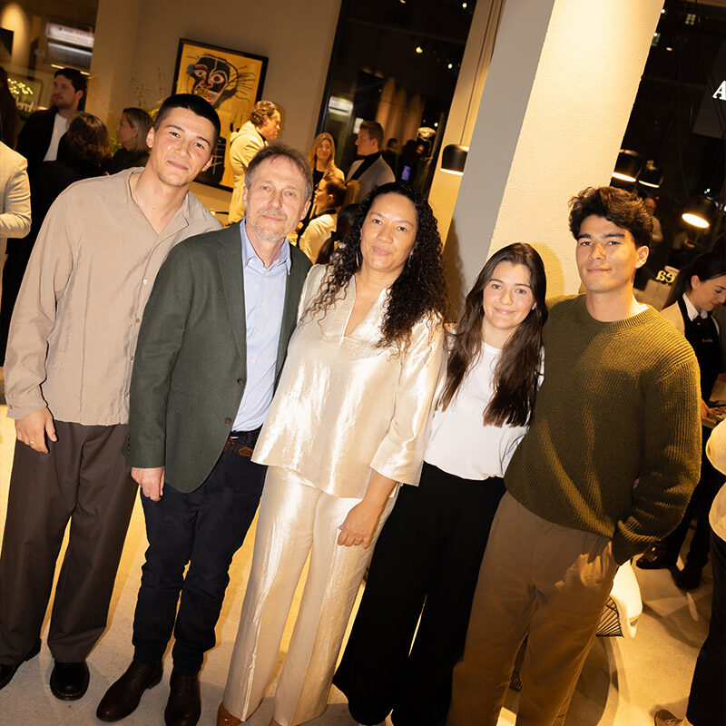 Arclinea store opening stork