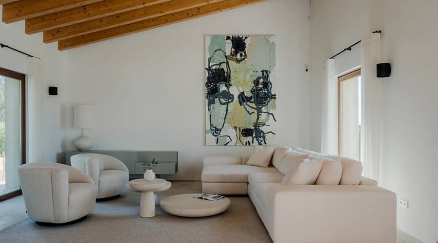 Elegant country villa with vineyard views and private pool for sale in biniali, sencelles